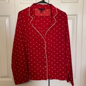 Heart polka dot pajama set